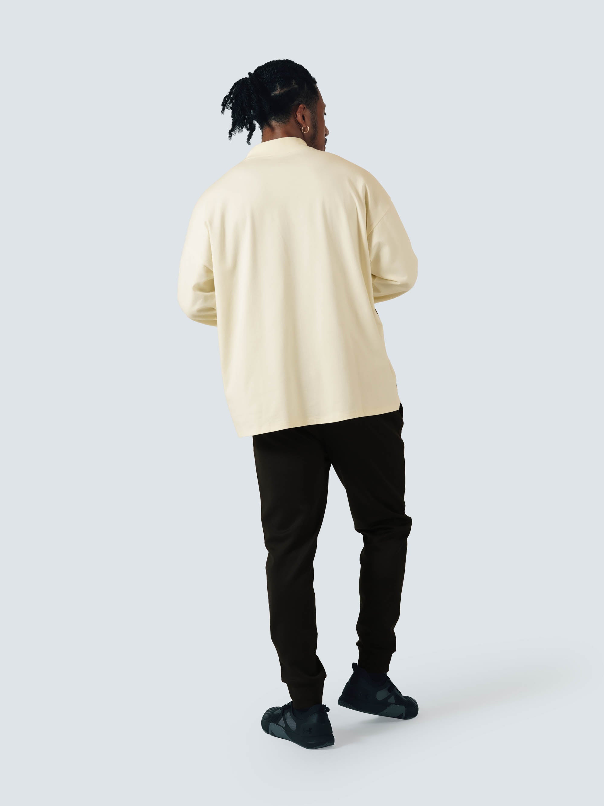 MOCK NECK LS T-SHIRT