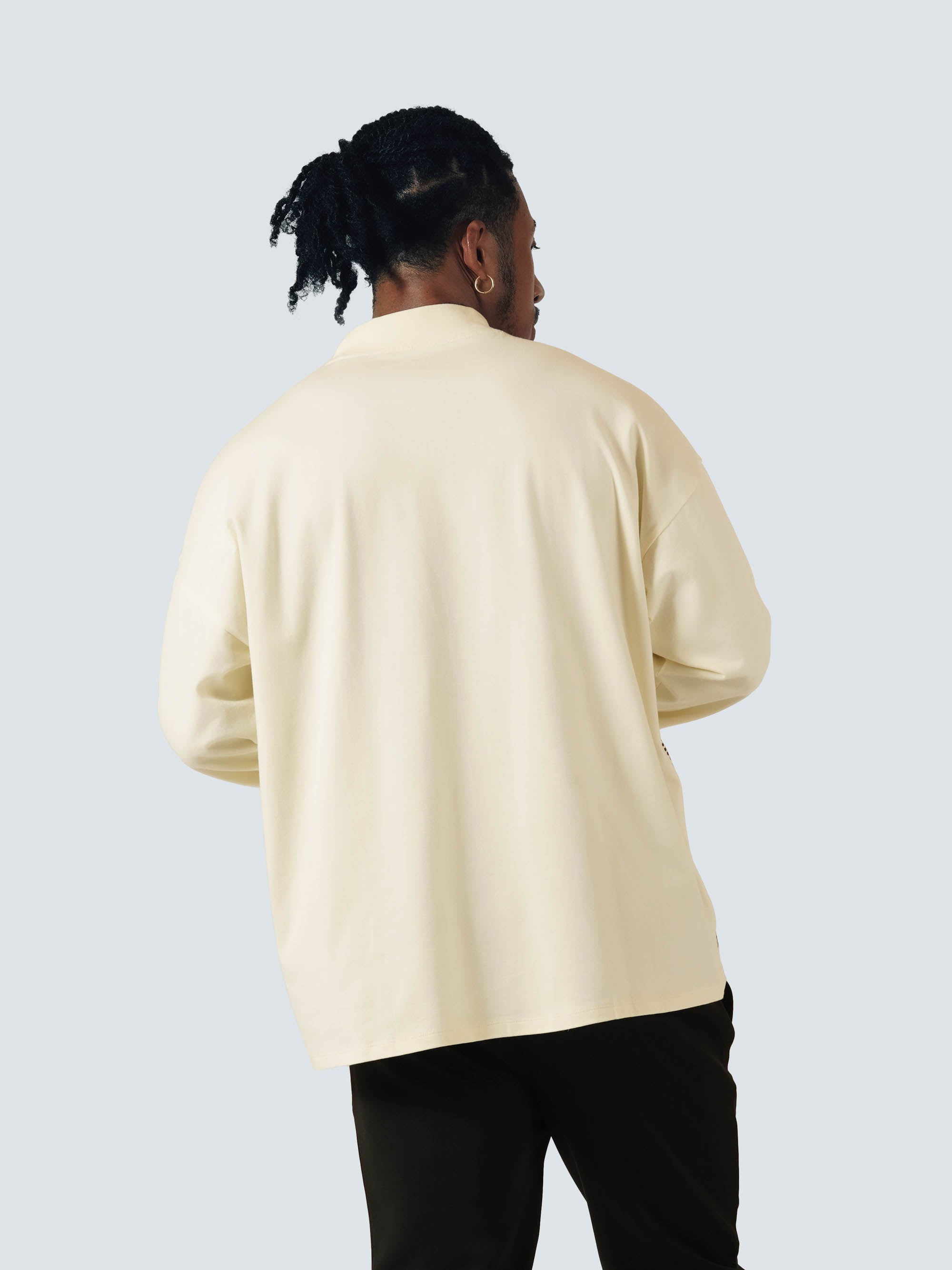 MOCK NECK LS T-SHIRT