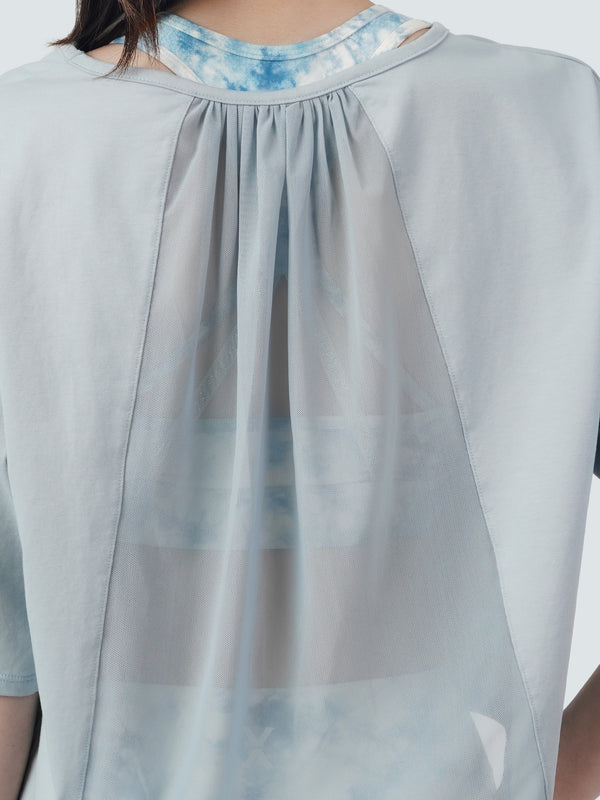 BACK MESH T-SHIRT