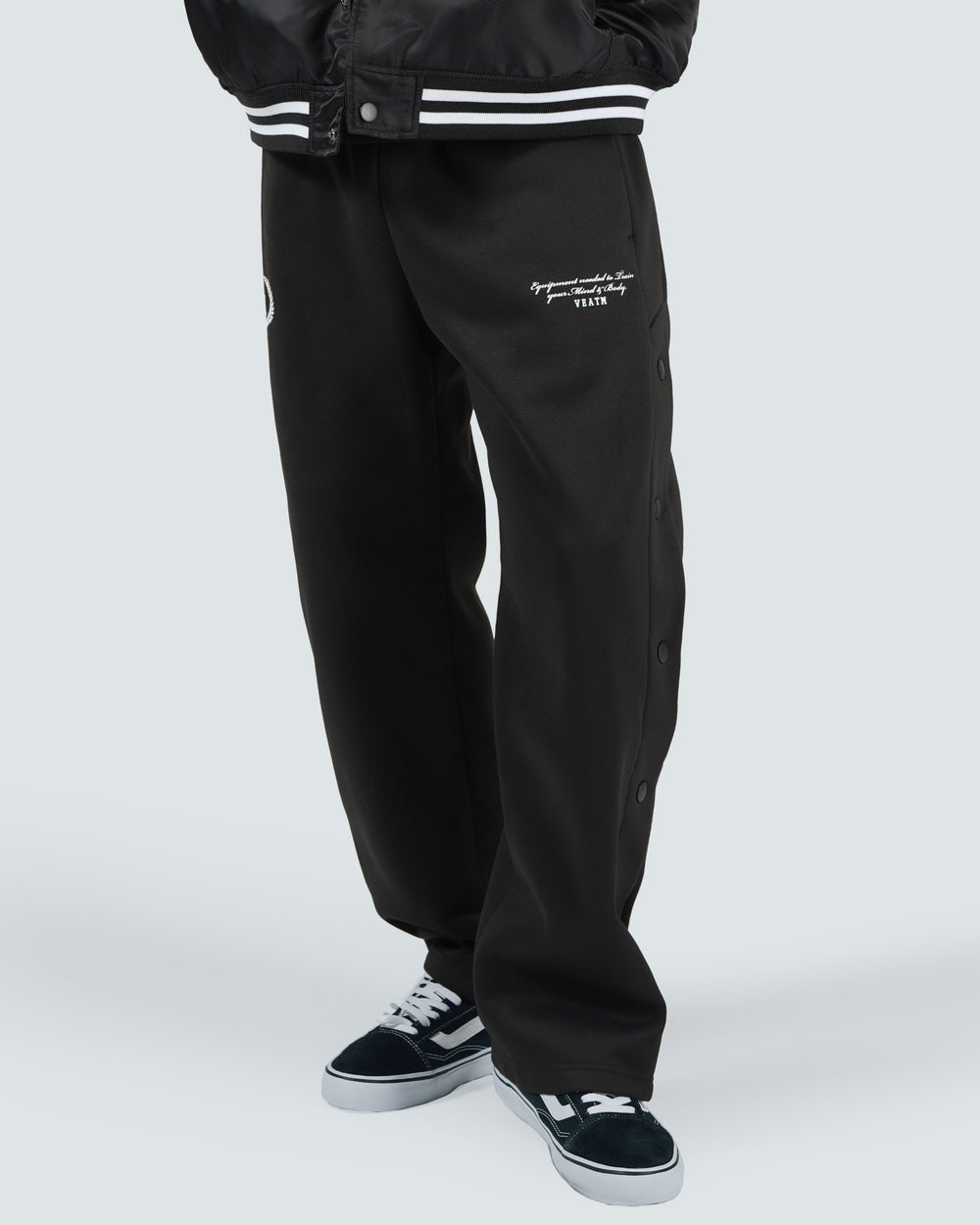 SIDE BUTTON SWEAT PANTS