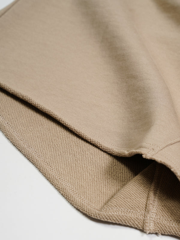 CUT-OFF SWEAT HALF PANTS