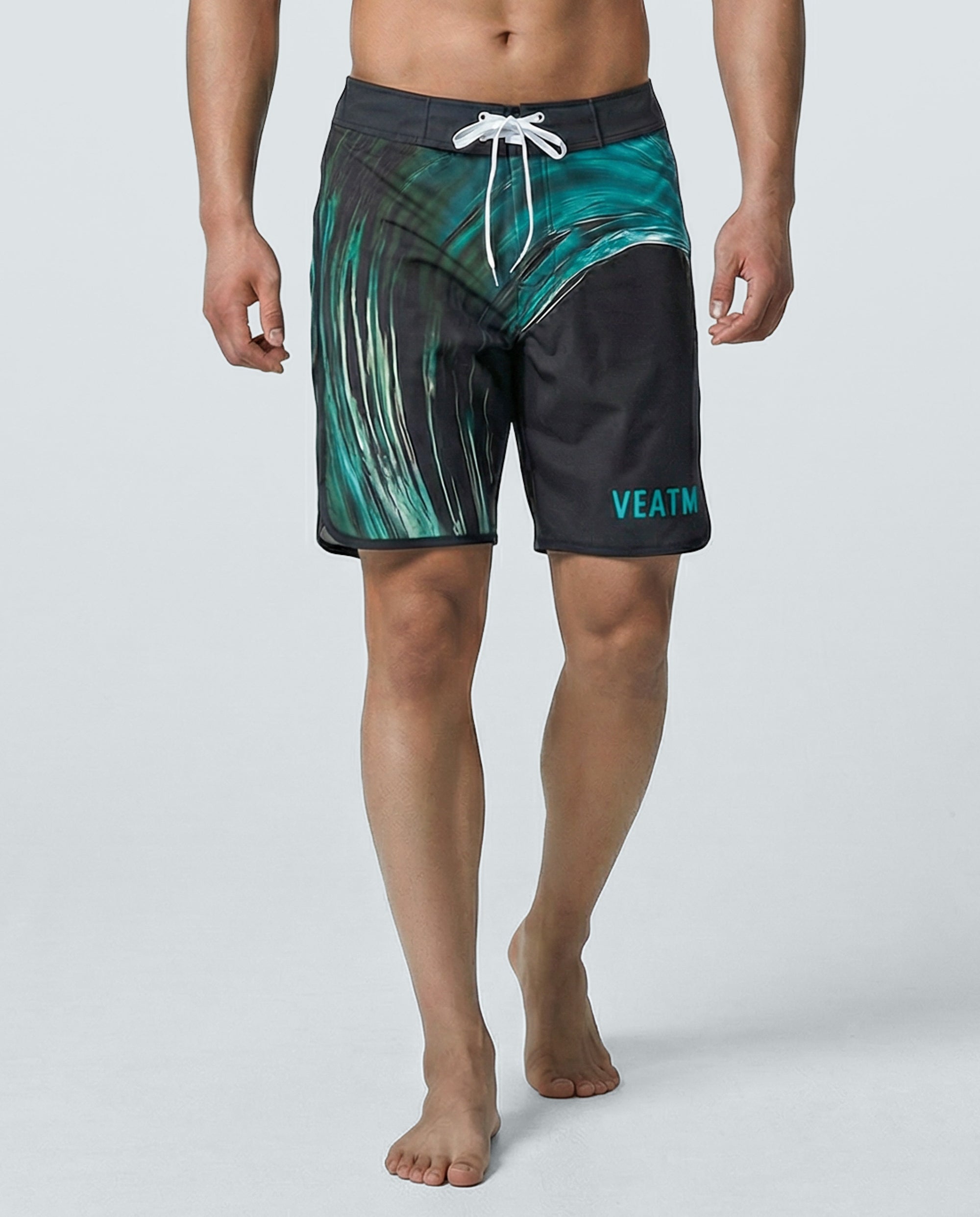BIG WAVE GRAPHIC SURF SHORTS