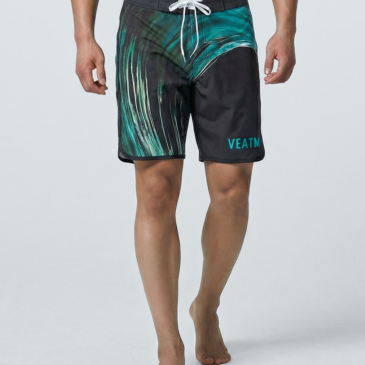 BIG WAVE GRAPHIC SURF SHORTS