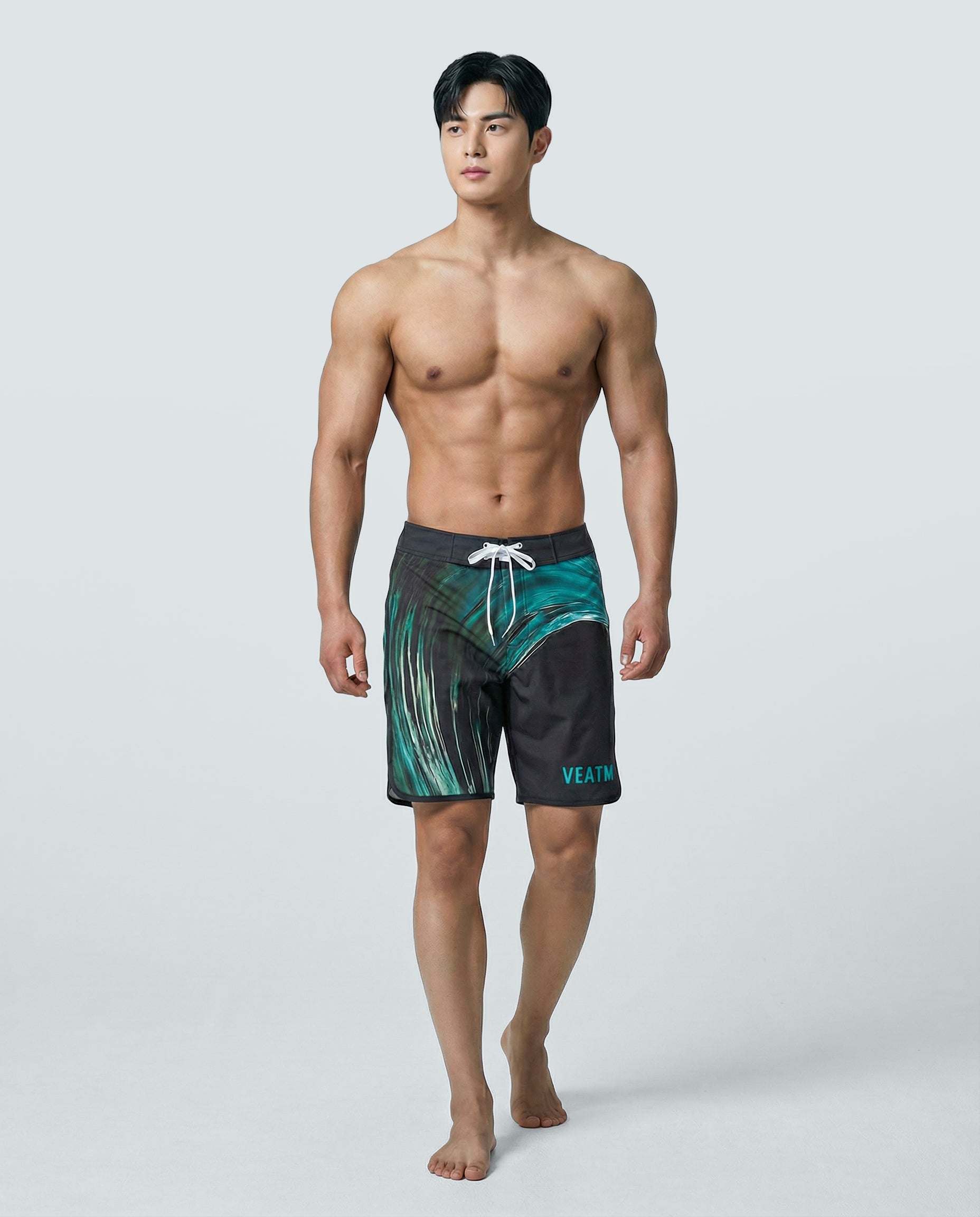 BIG WAVE GRAPHIC SURF SHORTS