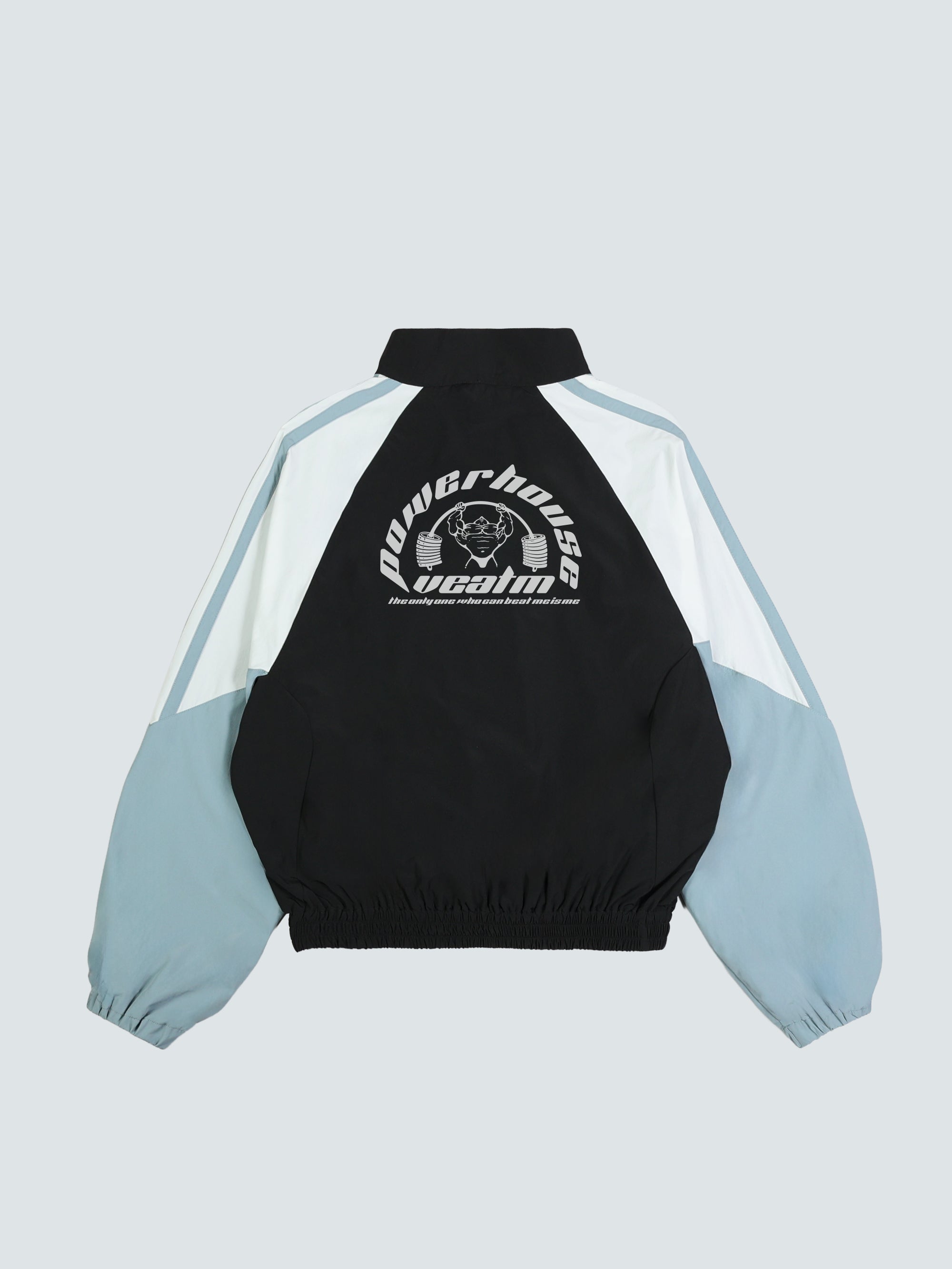 X-VEATM ナイロンジャケット Lサイズ グレー/ブラック VEATM 【ビートム公式オンラインストア】日本を代表するジムウェア