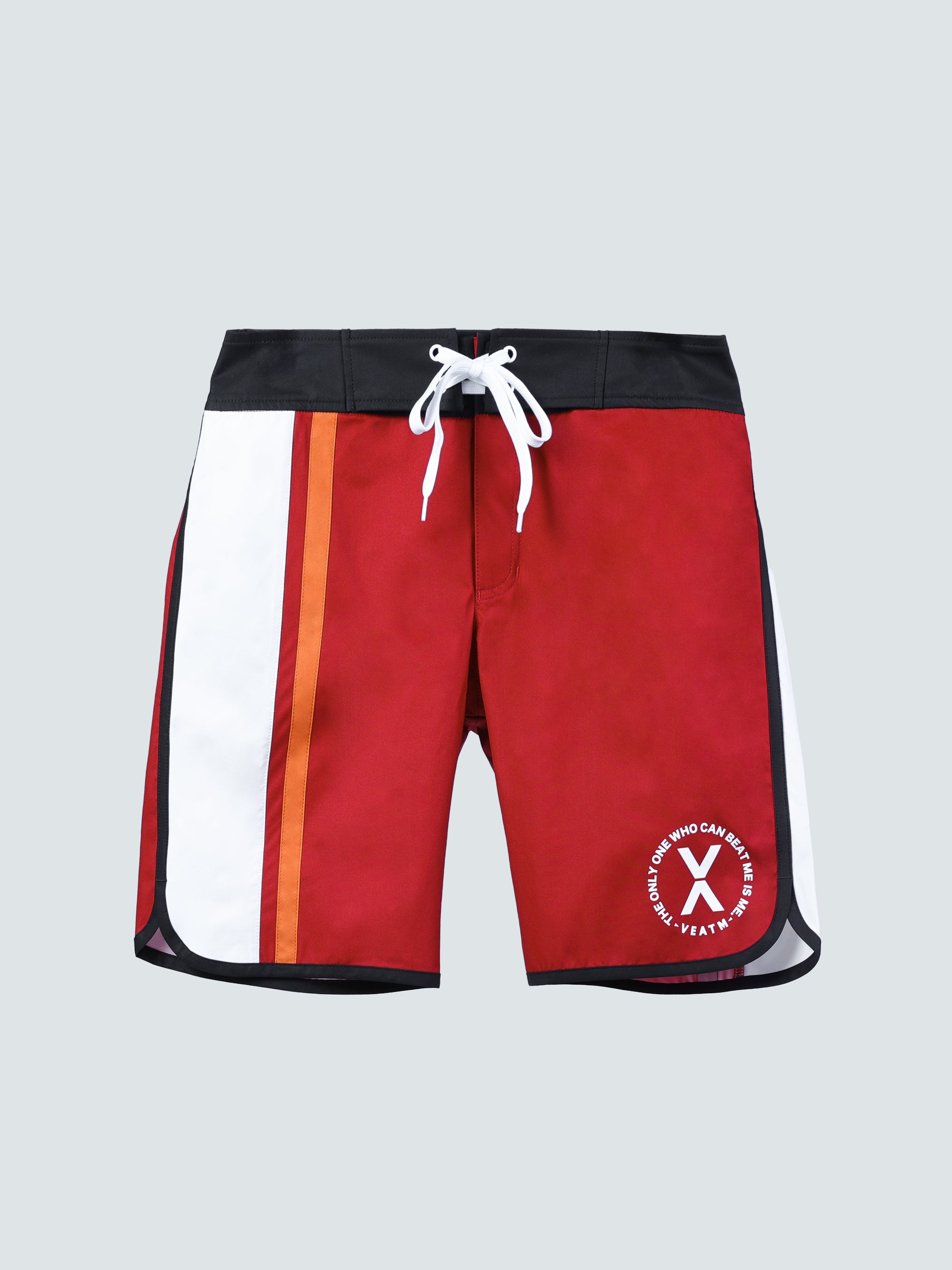 VEATM SCREW GRAPHIC SURF SHORTS ブラック/レッド b1fc04ac93b019a7fa0417827fa521