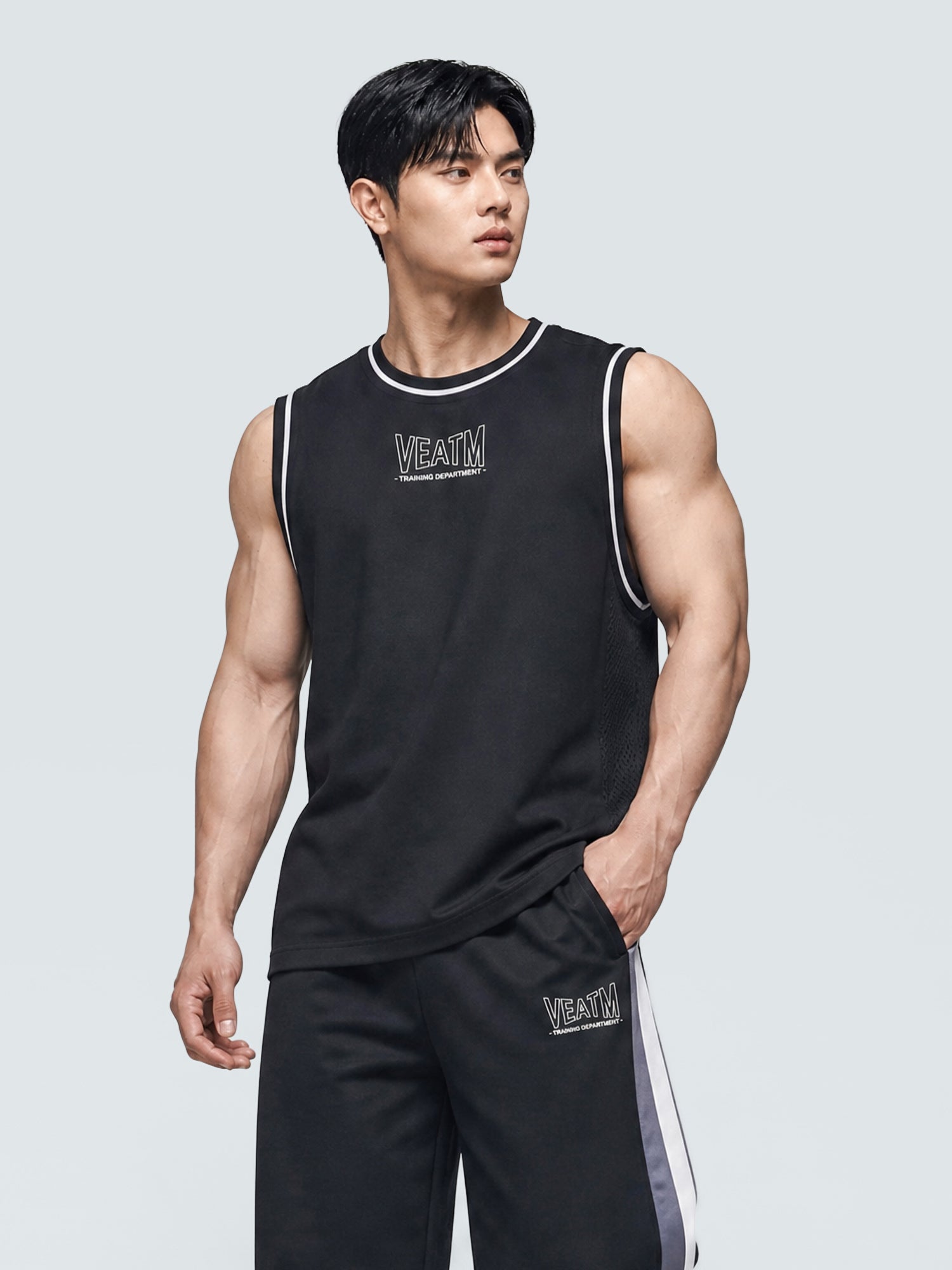 SIDE MESH TANK TOP