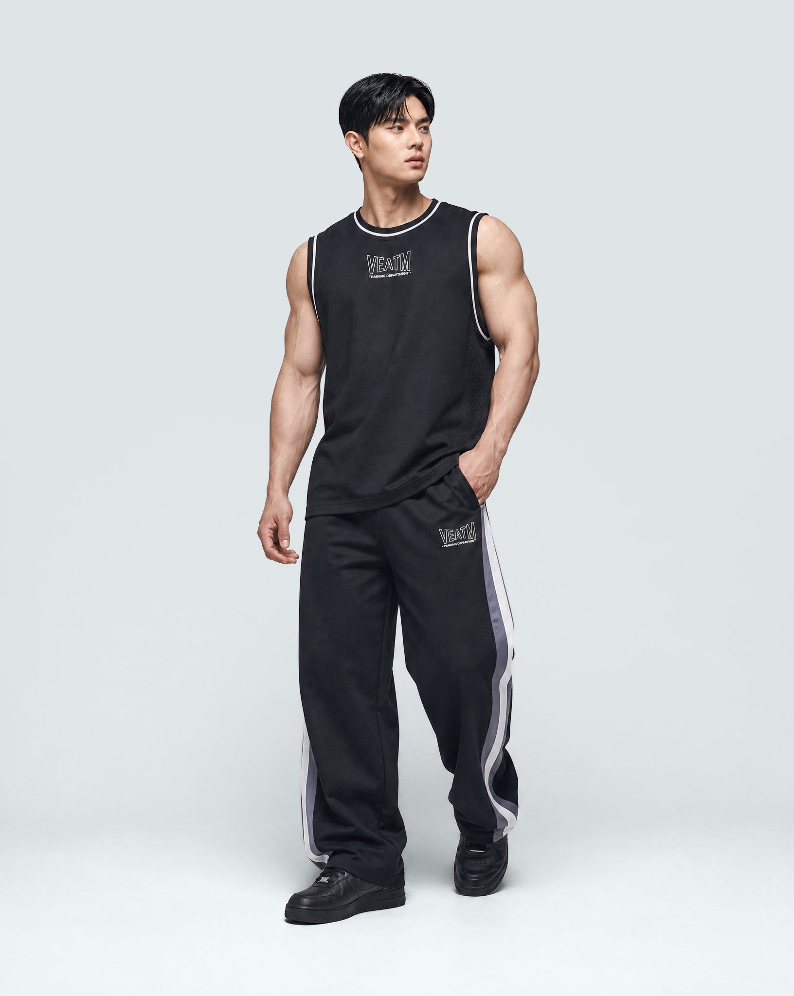 SIDE MESH TANK TOP