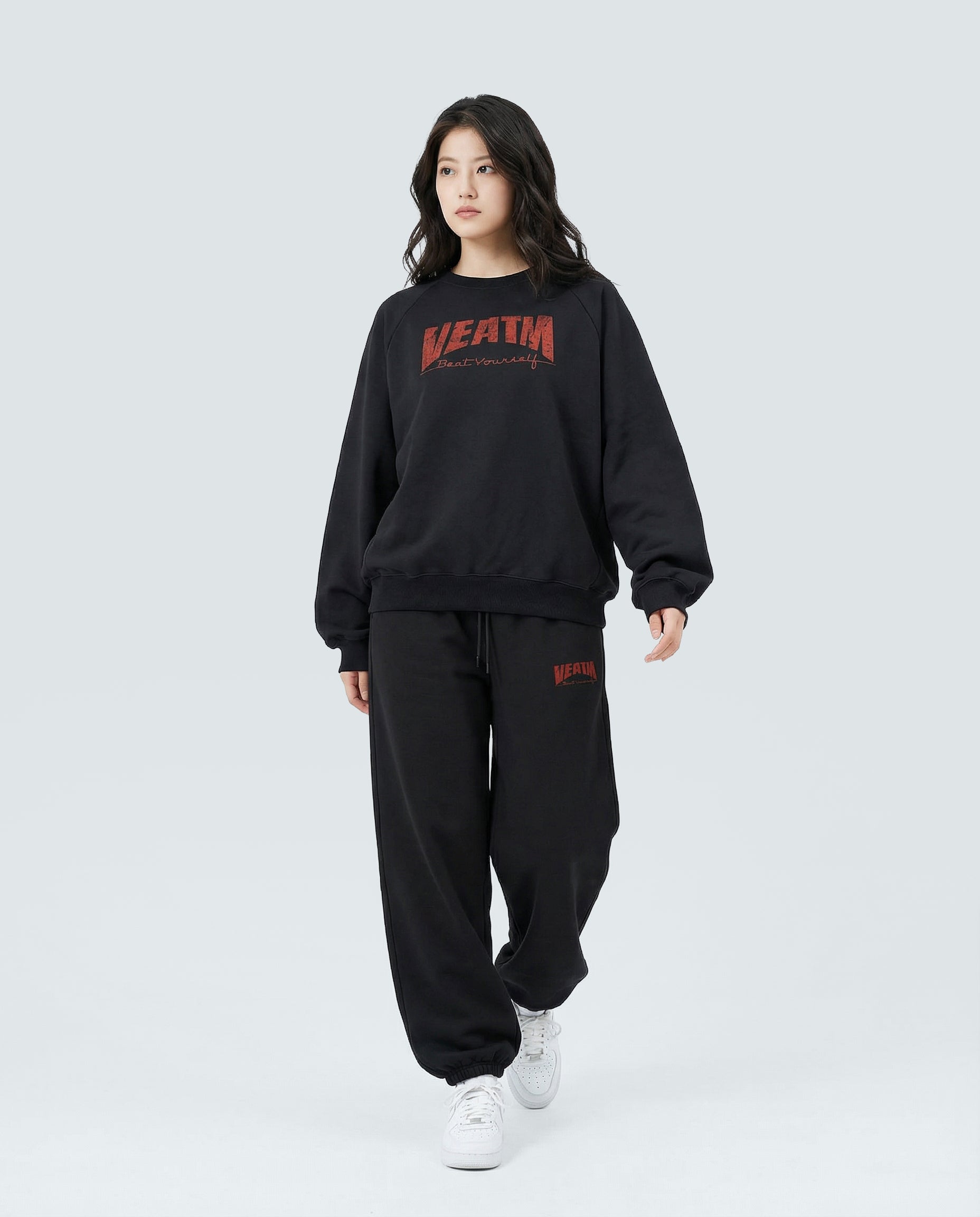 WIDE SILHOUETTE CREW NECK PULLOVER